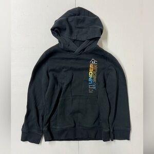 Under Armour Black Hoodie with Multicolor Logo